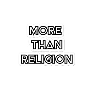 Sticker More than Religion